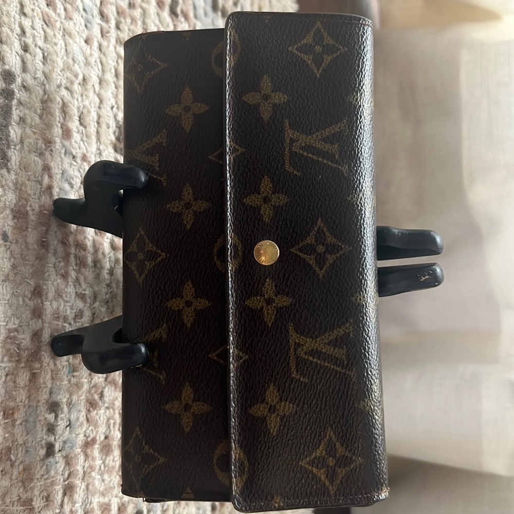 Louis Vuitton leather wallet